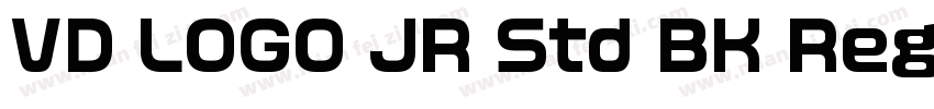 VD LOGO JR Std BK Regular字体转换